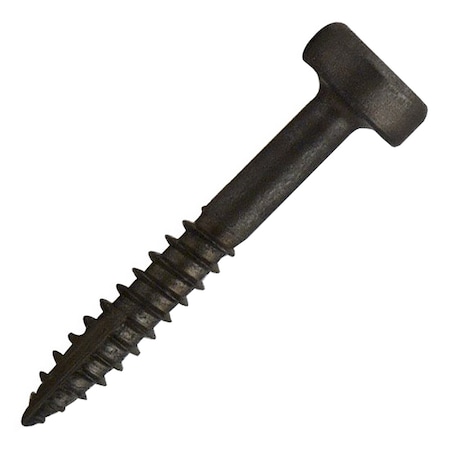 Csh Wood Screw, #6, 1 in, Plain Stainless Steel Pan Head Square Drive, 8000 PK 0.MPSF06100P17